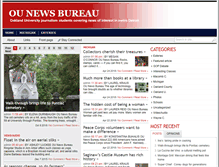 Tablet Screenshot of ounewsbureau.com